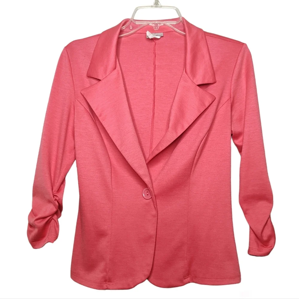 Coral Blazer Jacket Fashion Magazine